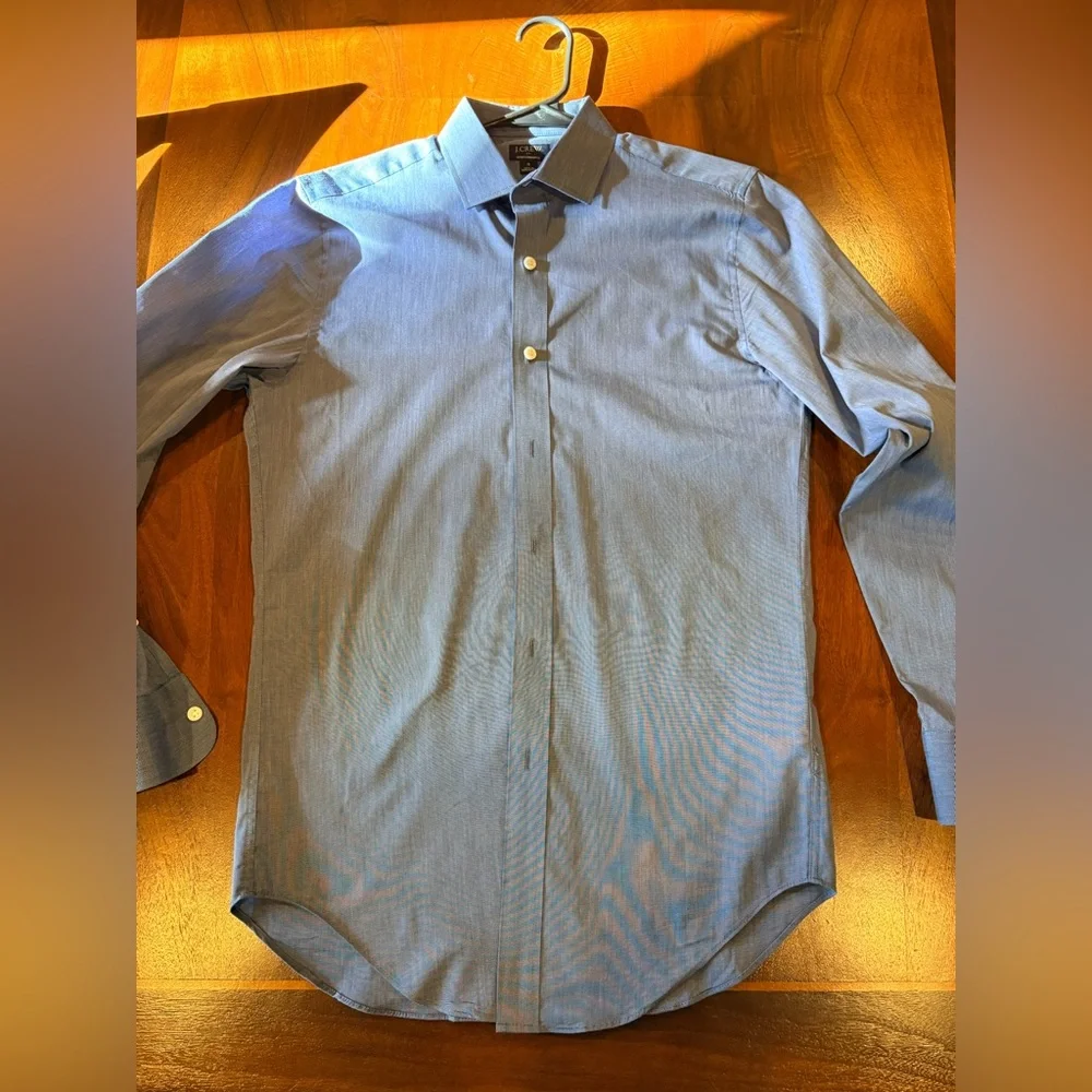 J. Crew Slate Blue Dress Shirt, size small
